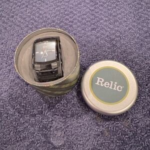 Men’s black Relic Watch